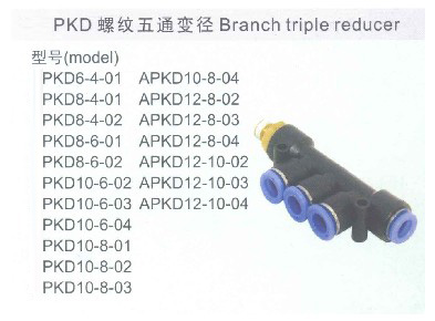 PKD 螺纹五通变径